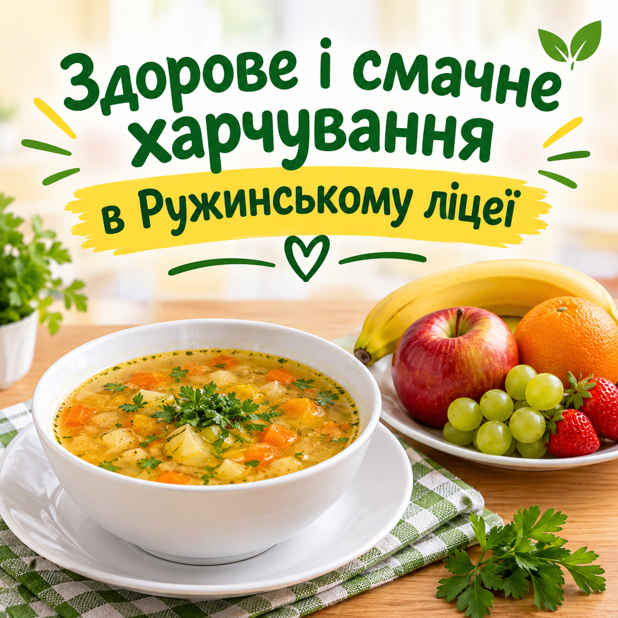 Здорове і смачне харчування в ліцеї